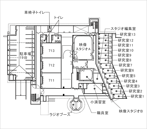 フロア紹介 広島経済大学