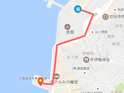 成風館徒歩マップ